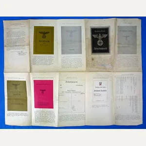 10 April 1945 U.S. Army Folder on German Identity Documents