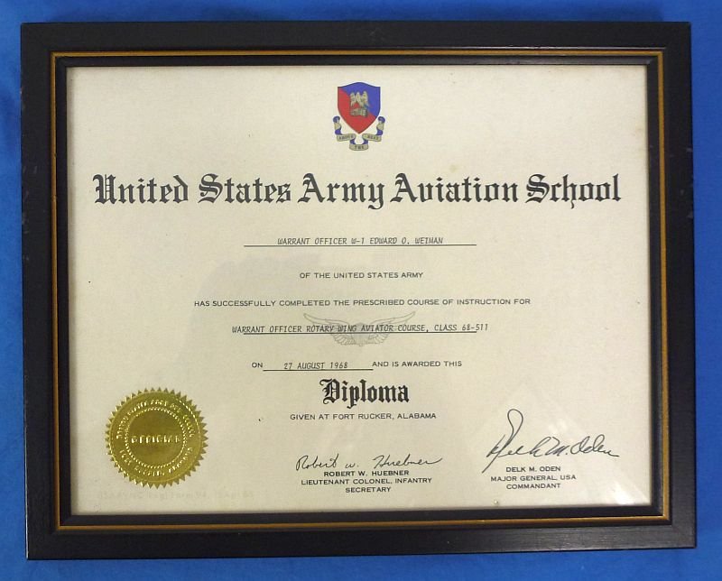 Named Vietnam War Helicopter Pilot Posthumous Medals and Documents Group — image 14