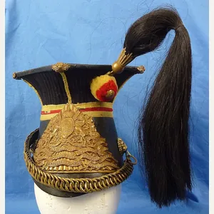 1911 Dated British 16th Lancers Enlisted Ranks Tschapka