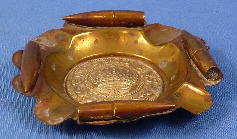 WWI Trench Art Ashtray — image 2