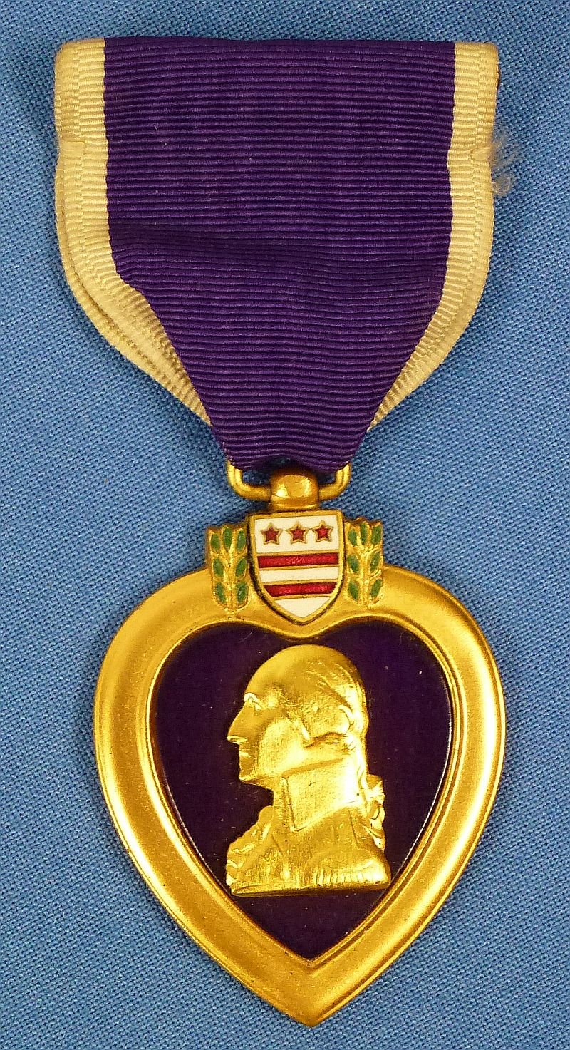 Cased Numbered WWII Purple Heart Medal — image 2