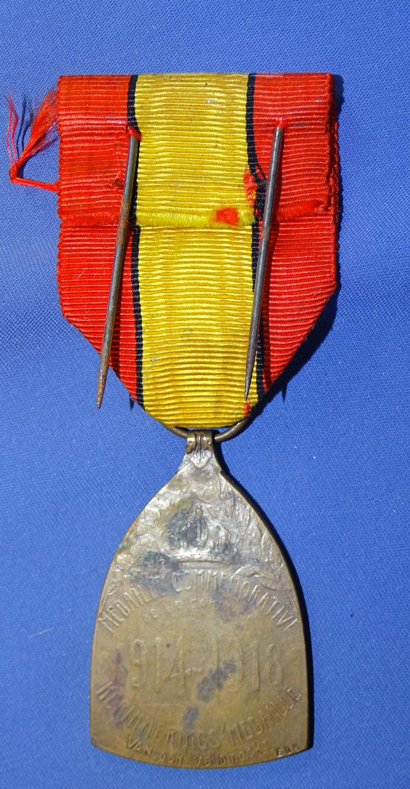 WWI Belgium 1914-1918 Medal — image 2