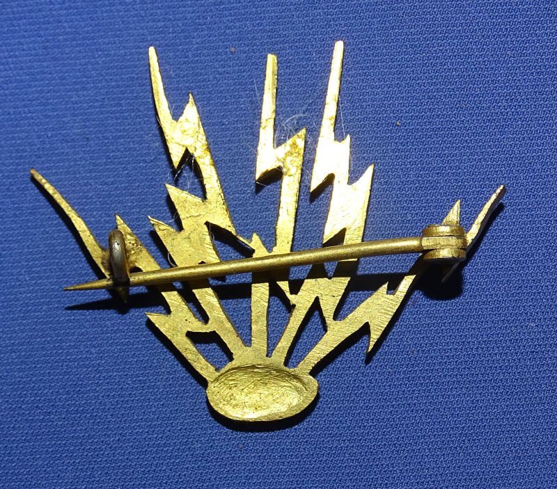 1902 Army Electrician Collar Insignia — image 2