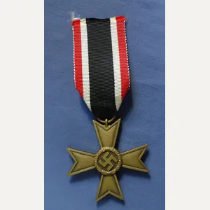 WWII German War Merit Cross Without Swords In Tombac
