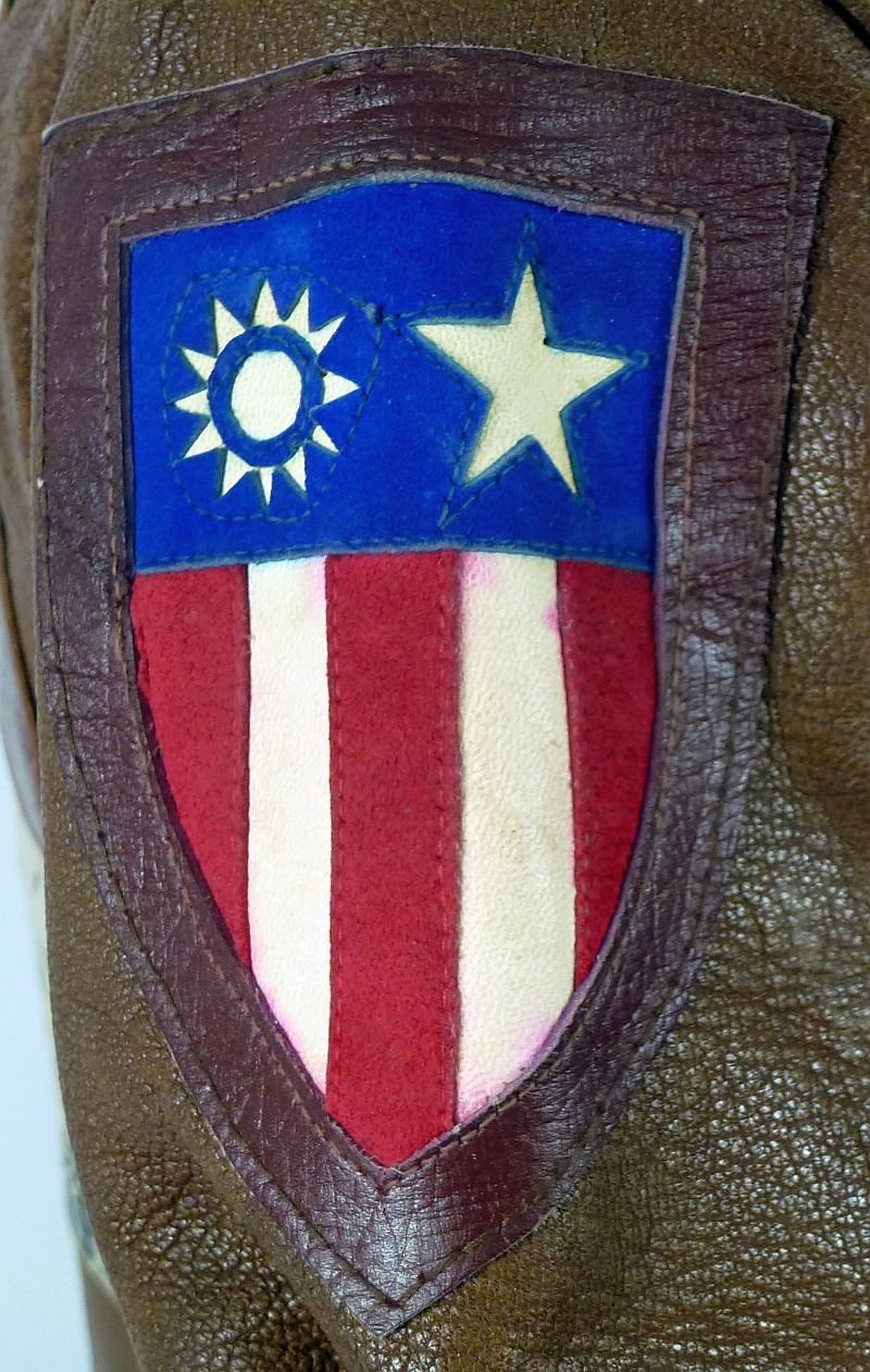 Named WWII China Burma India Theater A-2 Flight Jacket by Perry Sportswear — image 8