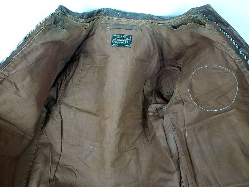 Named WWII China Burma India Theater A-2 Flight Jacket by Perry Sportswear — image 9