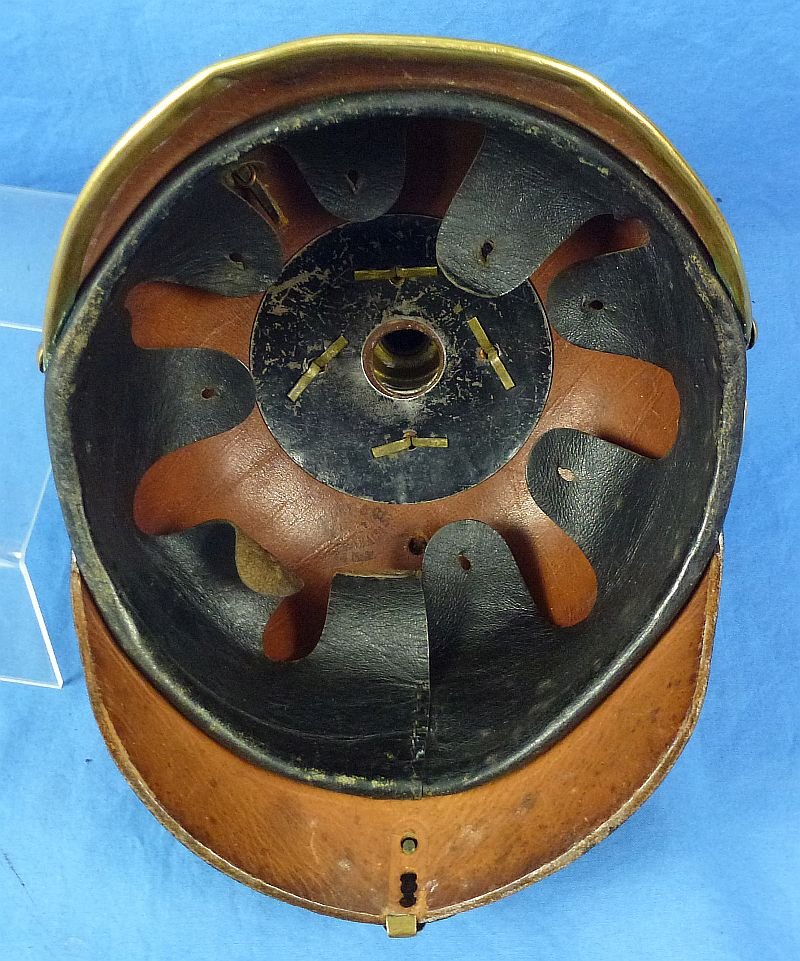 WWI Prussian Artillery EM/NCO Kugelhelm Helmet — image 7