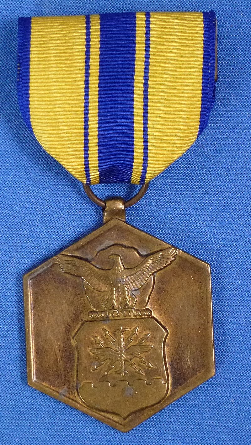 Named, Cased, Bagged and Boxed Air Force Commendation Medal — image 2