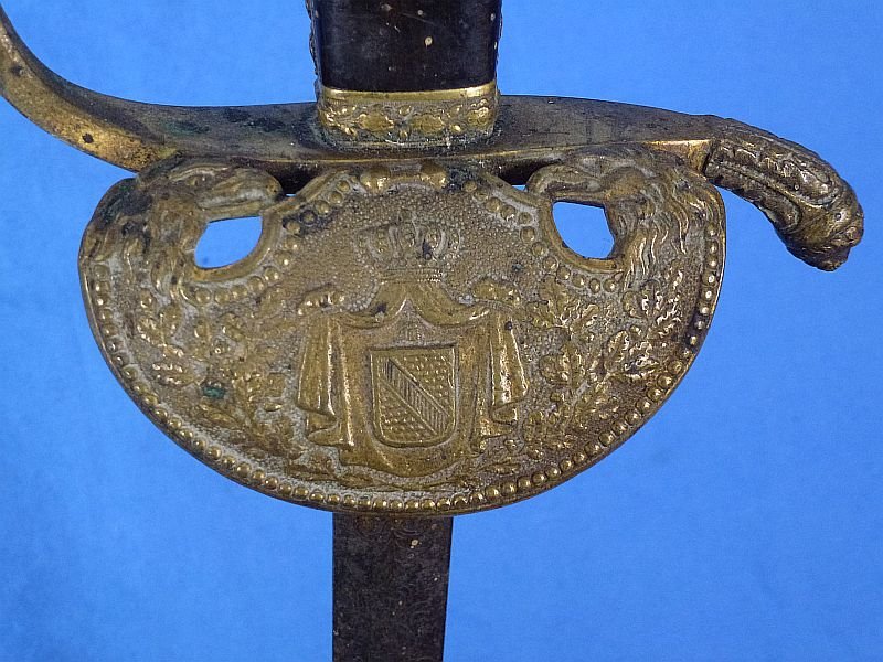 Imperial Baden Etched Blade Civil Service Sword by Horster — image 4