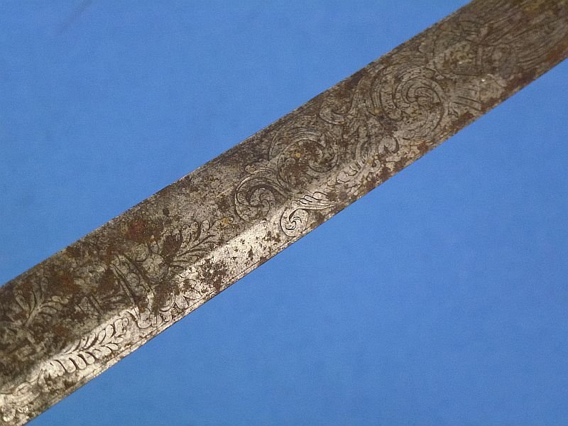 Imperial Baden Etched Blade Civil Service Sword by Horster — image 5