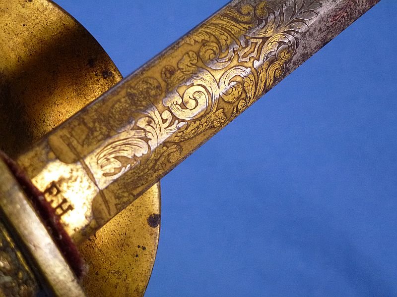 Imperial Baden Etched Blade Civil Service Sword by Horster — image 6