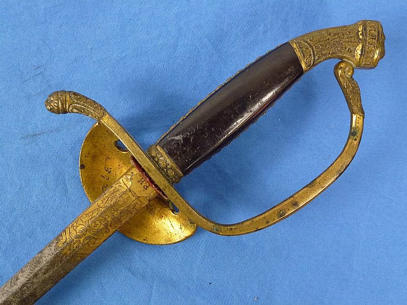 Imperial Baden Etched Blade Civil Service Sword by Horster — image 8