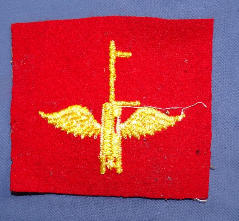 WWII Marine Corps Red / Yellow Aerial Gunner Specialty Mark — image 2