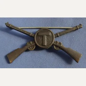 WWI Officer's Tank Infantry Collar Insignia