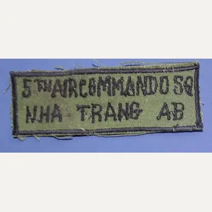 Vietnam Theater Made 5th Air Commando Sq NHA Trang AB …