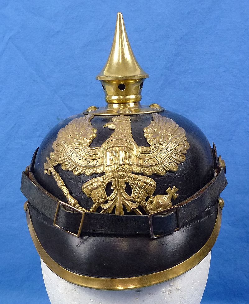 WWI Imperial Prussian EM/NCO Pickelhaube — image 2