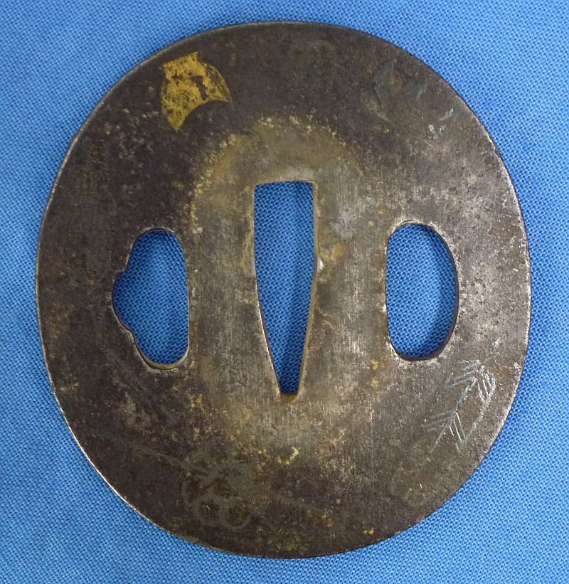 WWII Japanese Pilot or Tanker Wakizashi Short Sword in Leather Combat Cover — image 11