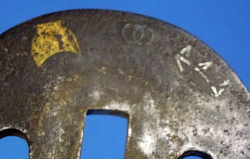 WWII Japanese Pilot or Tanker Wakizashi Short Sword in Leather Combat Cover — image 12