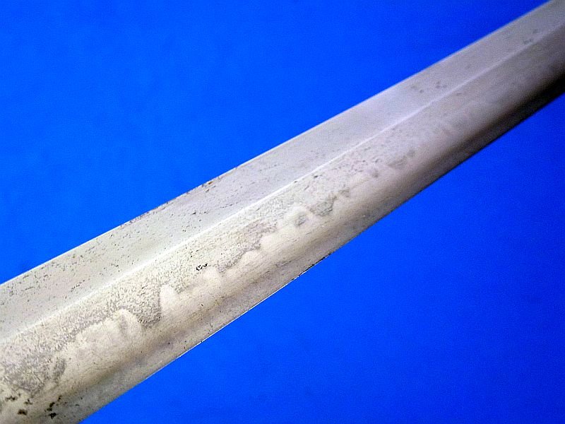 WWII Japanese Pilot or Tanker Wakizashi Short Sword in Leather Combat Cover — image 6