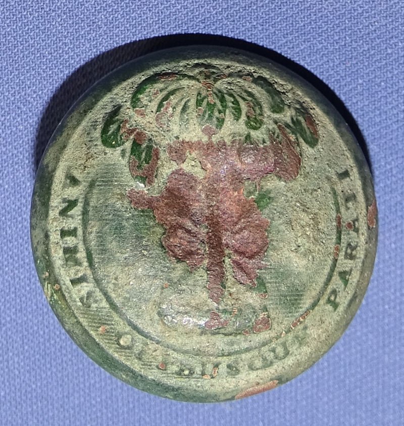 Civil War Dug Confederate South Carolina Uniform Button