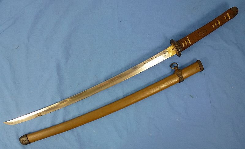 Signed 1945 Dated Shin Gunto Army Officer Sword — image 6