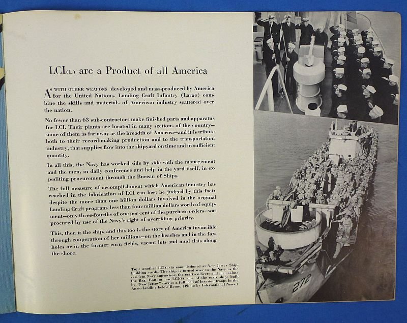 WWII Booklet: 'LCI (L) – Landing Craft Infantry (Large)' — image 5