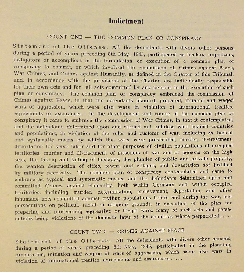 1945 Nuremberg War Crimes Trial Informational Brochure — image 4