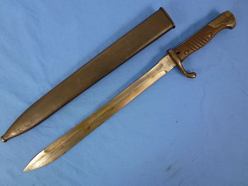 WWI Imperial German Model M1898/05 Butcher Blade Bayonet by Anker-Werke — image 3