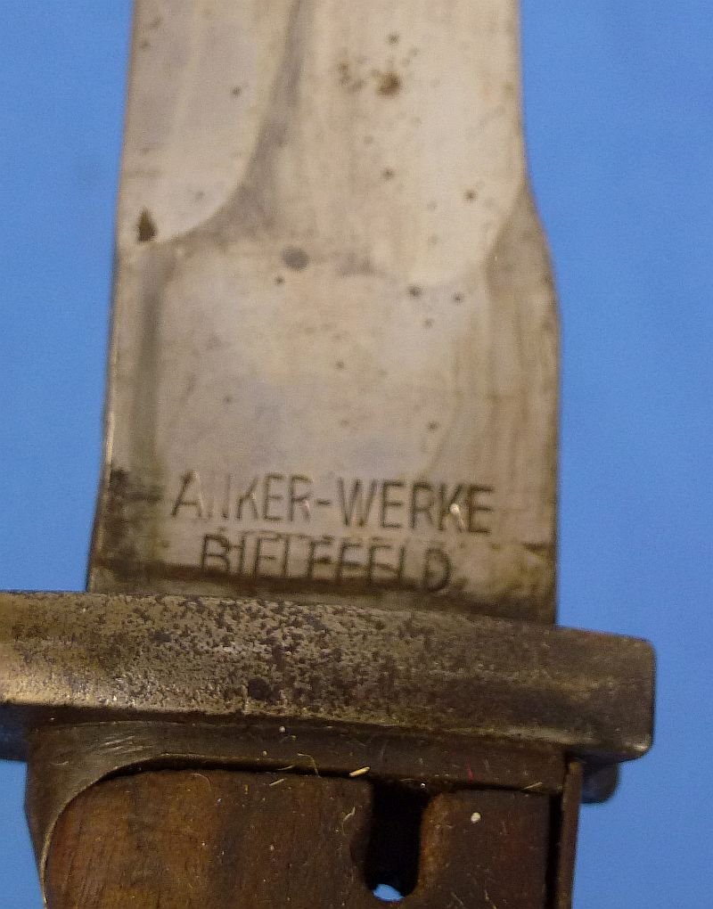 WWI Imperial German Model M1898/05 Butcher Blade Bayonet by Anker-Werke — image 6