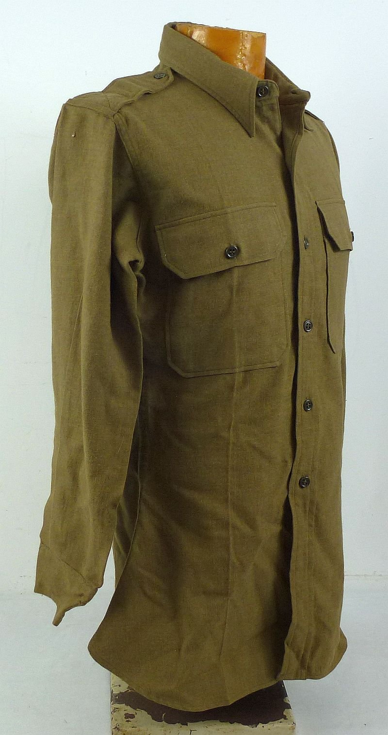 WWII U.S. Army 82nd Airborne Division EM/NCO Wool Shirt — image 3