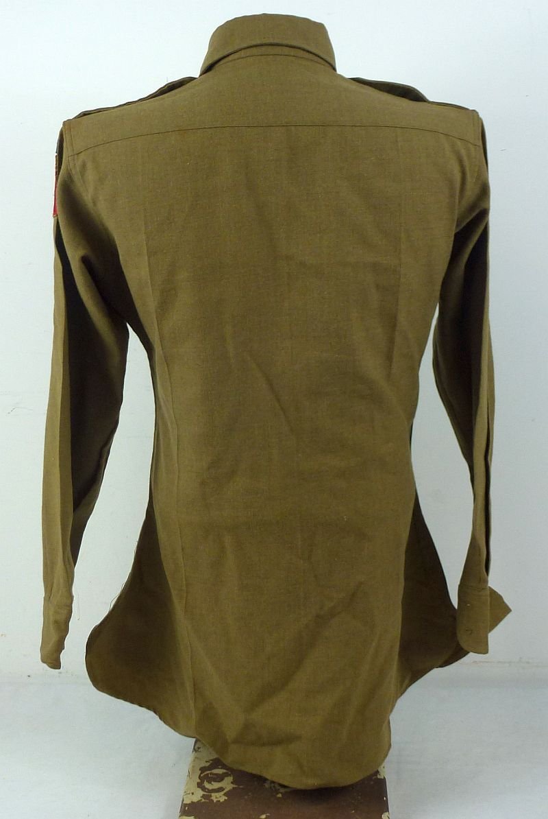 WWII U.S. Army 82nd Airborne Division EM/NCO Wool Shirt — image 4