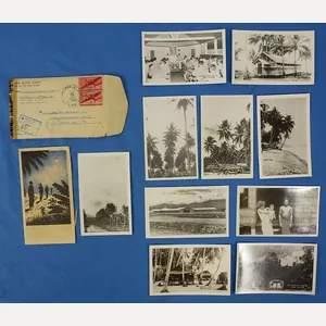 WWII Pacific Theater U.S. Marine Corps Christmas Card in Mailing …