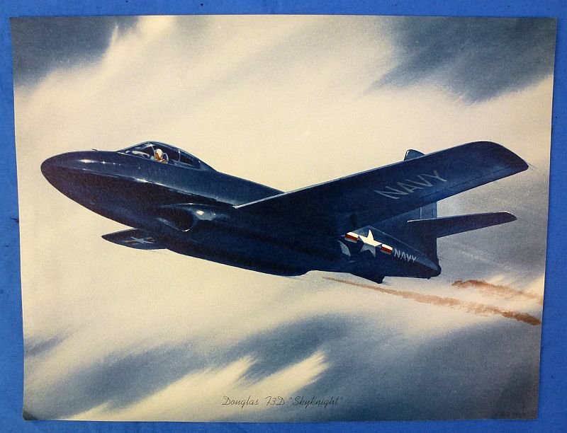 Seven Korean War Era Douglas Aircraft Prints — image 3
