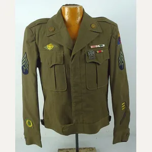 WWII U.S. Army 5th Armored Division Technical Sergeant's Ike Jacket