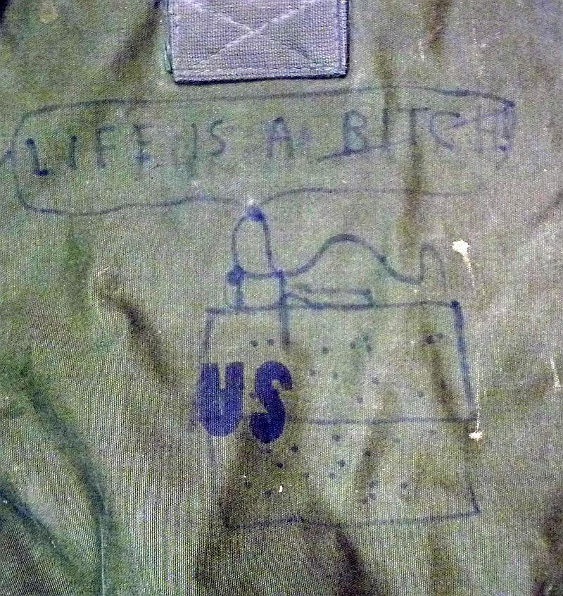 Named U.S. Marine Corps Vietnam War Service Diary Duffel Bag — image 3