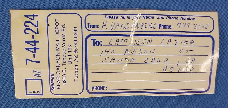 Handwritten Letter and Ribbon Set from Air Force General Hoyt Vandenberg — image 5