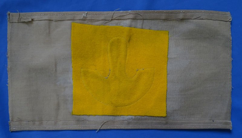 1899-1902 Cavalry Saddler Khaki Brassard — image 2