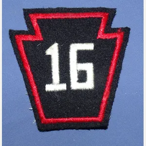 PA State Guard 16th Regiment Felt Patch