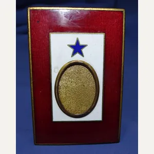 WWI Son In Service Enameled Picture Frame Pat Date Jan …
