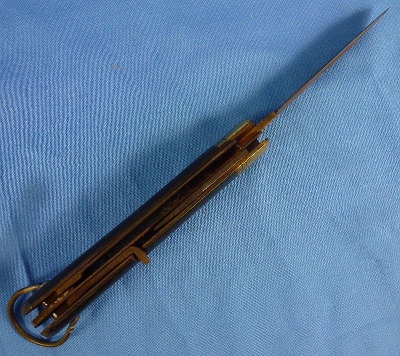 Large Named WWII Japanese Navy Multi Blade Pocket Knife with Kanji — image 3