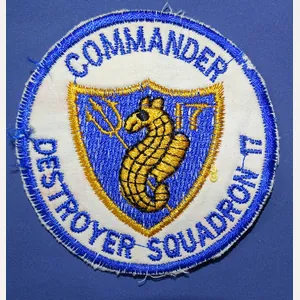 Navy Commander Destroyer Squadron 17 Patch
