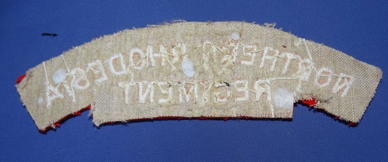 Northern Rhodesia Regiment Shoulder Title — image 2