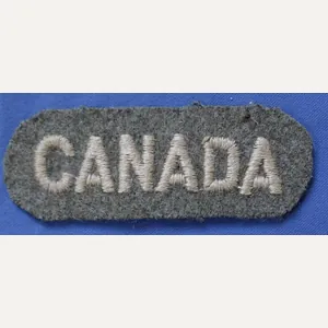 WWII 'Canada' Shoulder Title