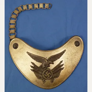 WWII Luftwaffe Standard Bearer's Gorget by C.E. Junker