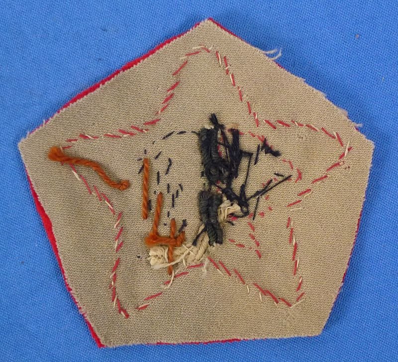 WWI 2nd Division, 1st Battalion of the 9th Infantry Regiment Patch — image 2