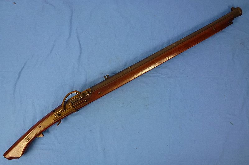 Japanese Edo Period Etched Heavy Barrel Matchlock Musket