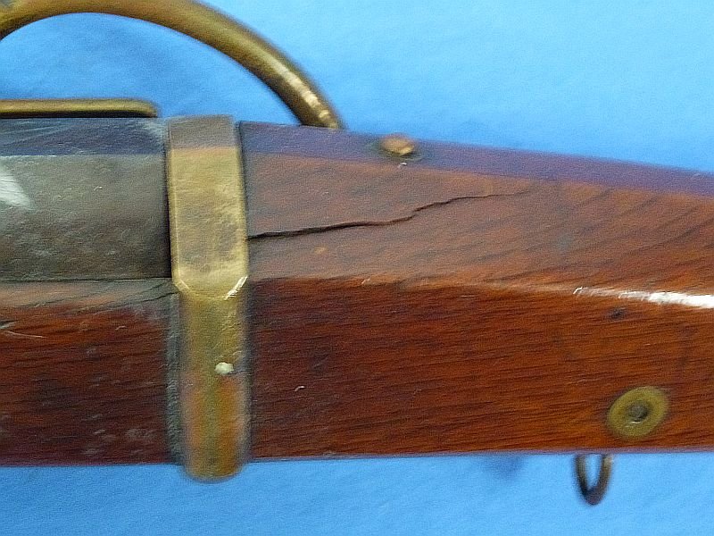 Japanese Edo Period Etched Heavy Barrel Matchlock Musket — image 7