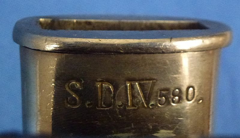 Third Reich Police Dress Bayonet by P.D. Luneschloss with Matching Numbers and Frog — image 10