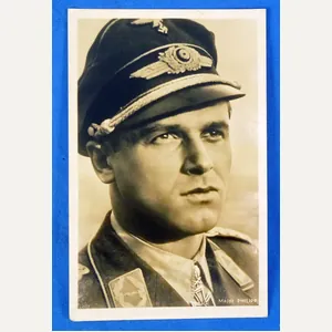 Knight's Cross with Oak Leaves and Swords Recipient Propaganda Postcard …