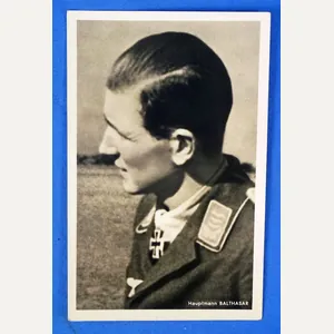 Knight's Cross with Oak Leaves Recipient Propaganda Postcard of Luftwaffe …